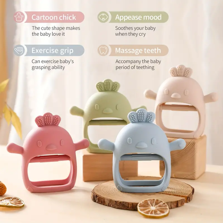 Brinquedos de silicone para dentição para bebês