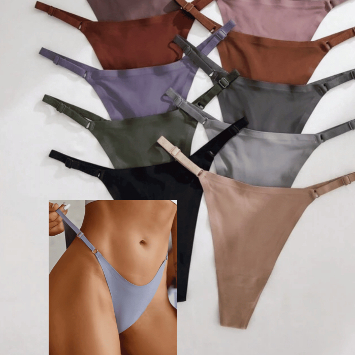 Kit 12 Calcinhas dia a dia Feminina Corte a laser 