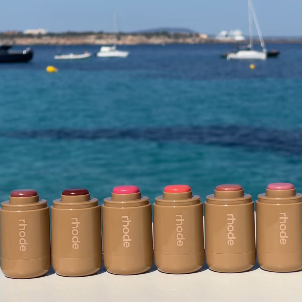 Rhode Skin Hailey Pocket Blush Stick Lip Cheek Blu