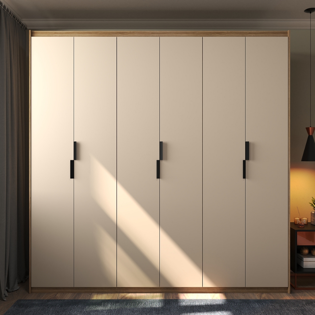 Guarda-roupa Roupeiro 200x180cm Casal 6 Portas 2 G