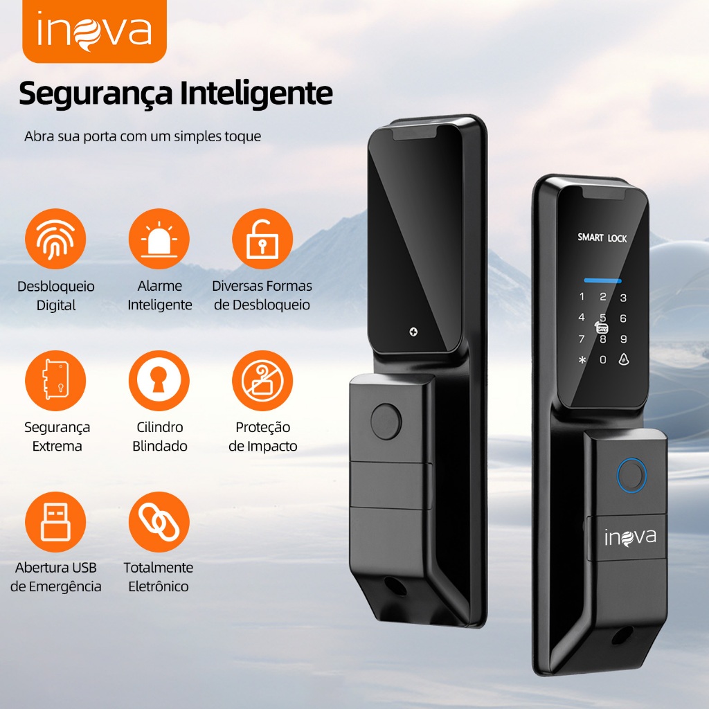 INOVA Fechadura porta interior porta sala bloqueio