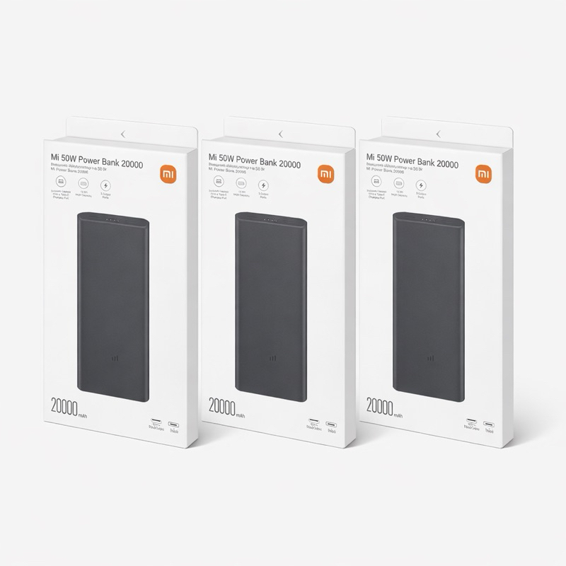 Bateria Portátil Xiaomi 20000mAh 50W Turbo Origin