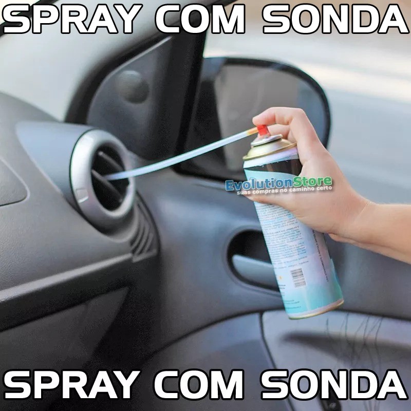 Spray Com Sonda 320ml Limpa Ar Condicionado Higien