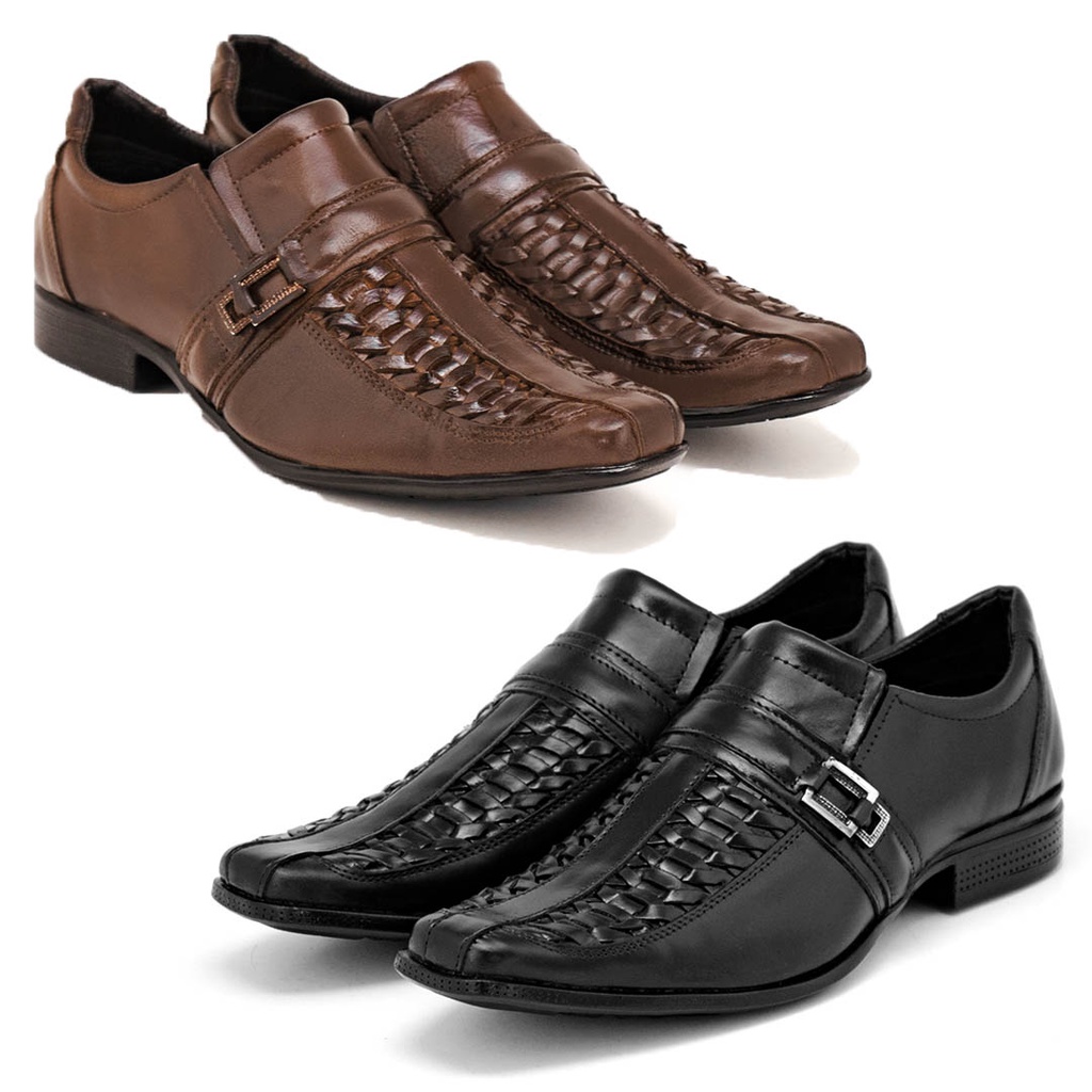 2 Pares De Sapato Social Artesanal Em Couro De Fra