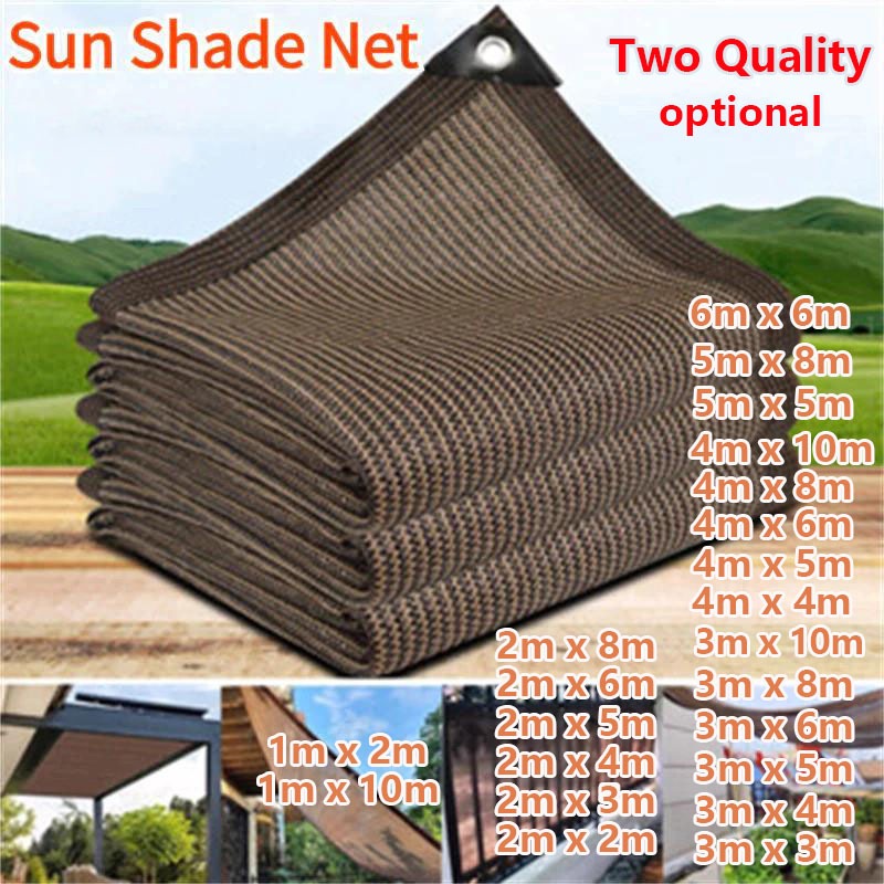 Anti UV 95 % Pára-Sol Net Marrom Jardim Ao Ar Liv