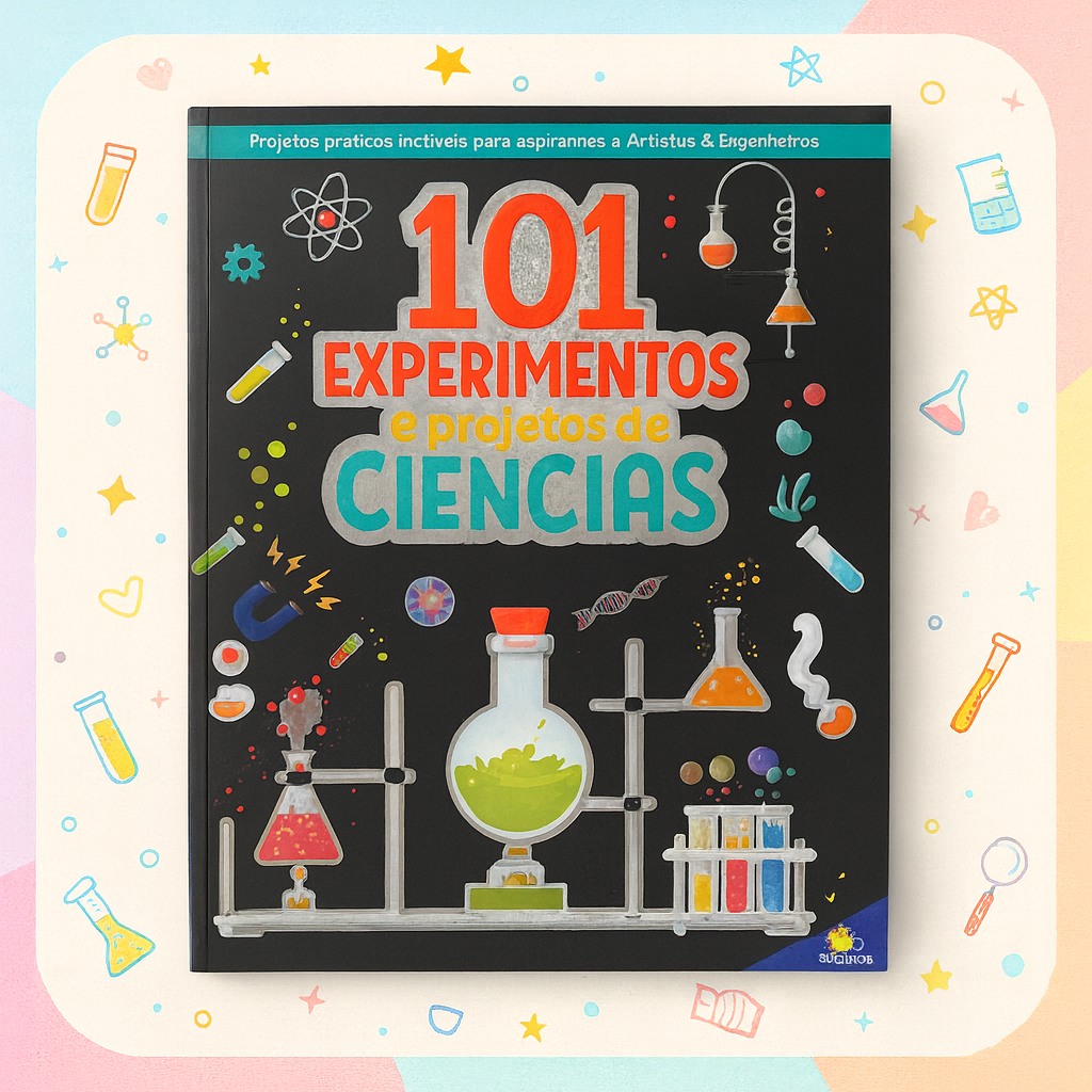 Livro Infantil Educativo 101 Experimentos E Projet