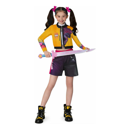 Fantasia Guerreira Kpop Infantil Completa Demon Hu