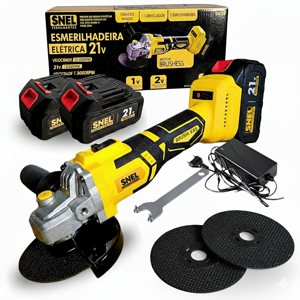 Esmerilhadeira Angular 21V Brushless Sem Fio ̵