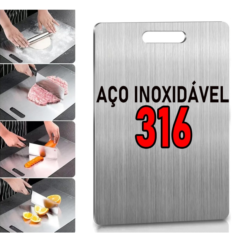 Tábua De Corte Para Cozinha Taboa Carne 30X46cm A