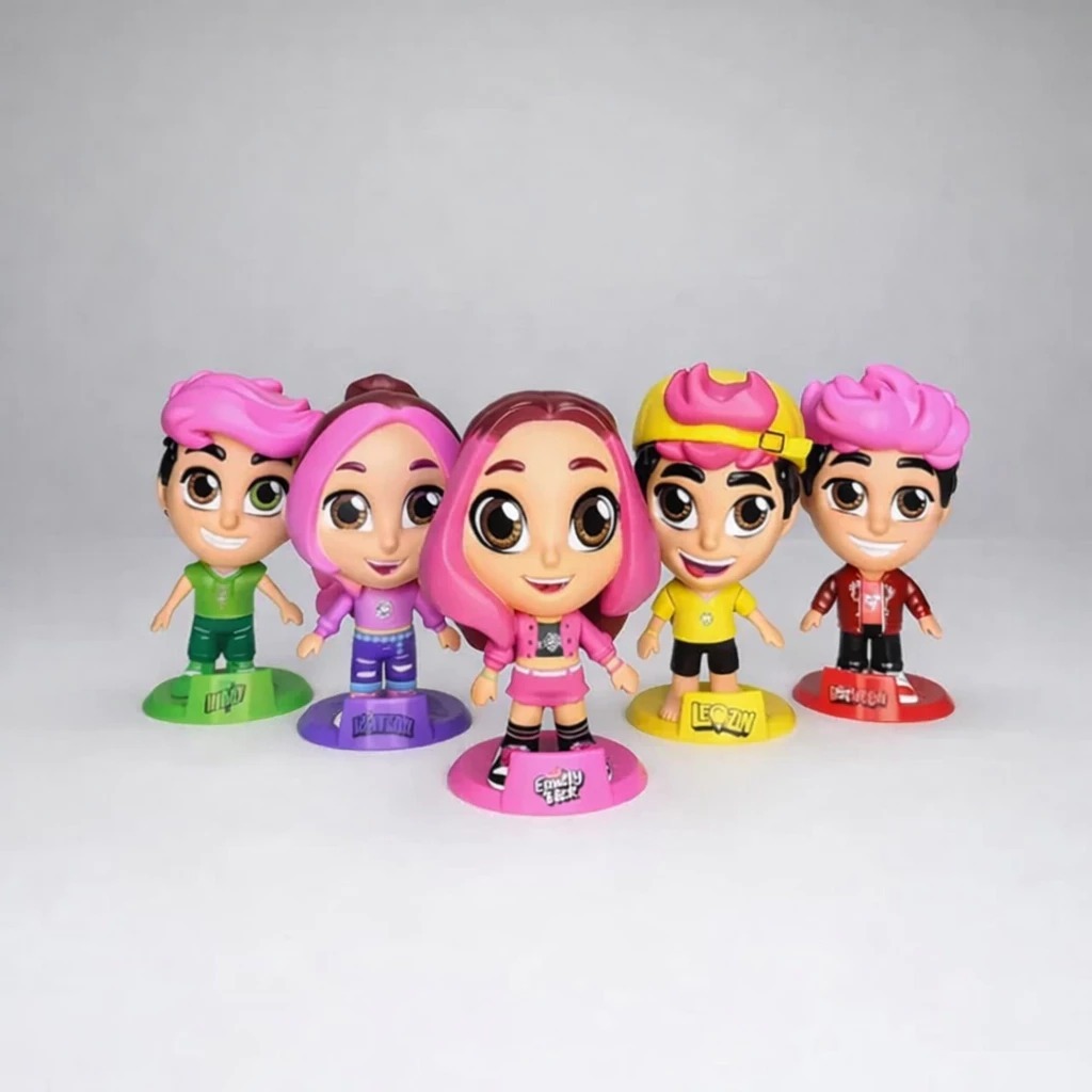 Bonecos de Vinil Dos Rosa Todos Os Personagens 15C