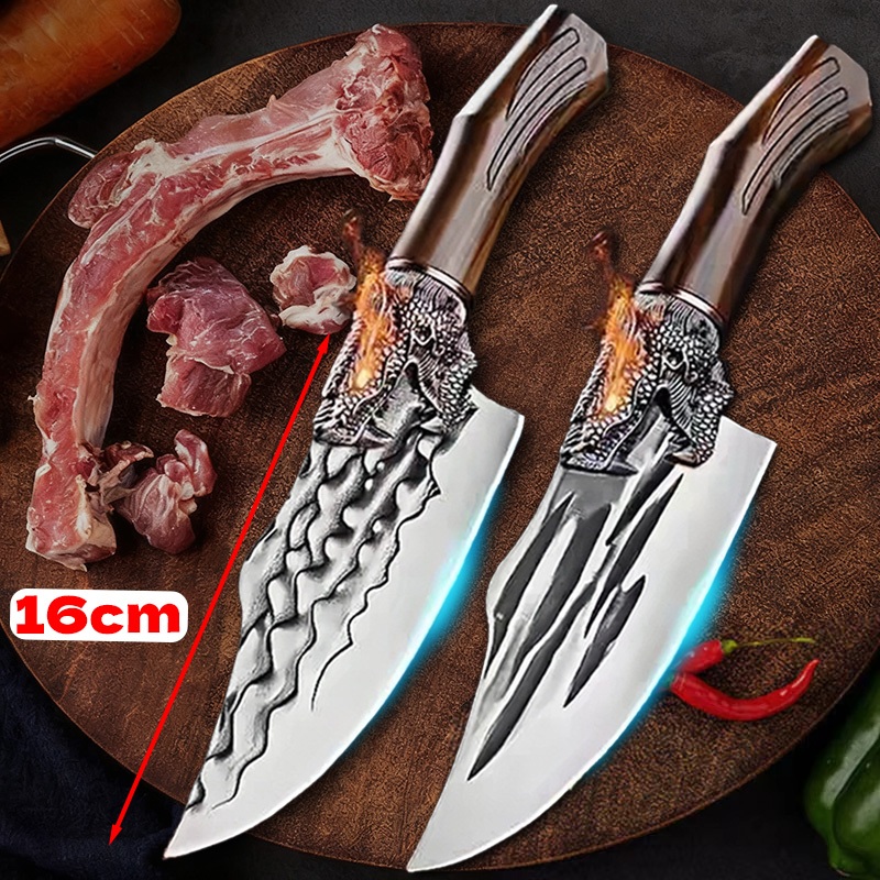 Faca Oriental e de Alta Performance com Detalhes d