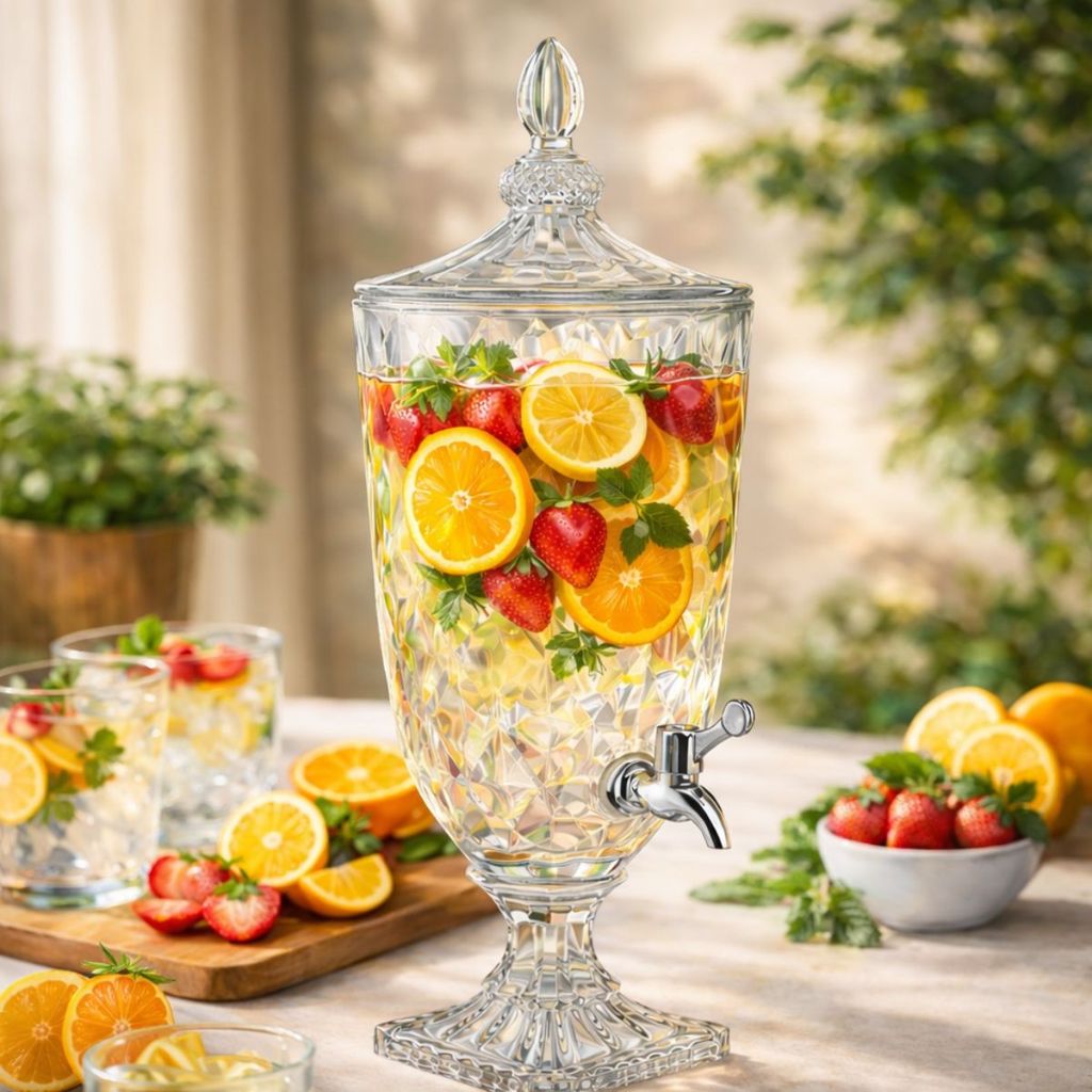 Suqueira de Vidro 5 / 3 Litros com Torneira  | Jar