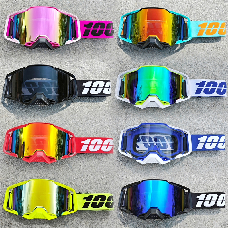 100% ARMEGA óculos de motocross UV400 óculo de c