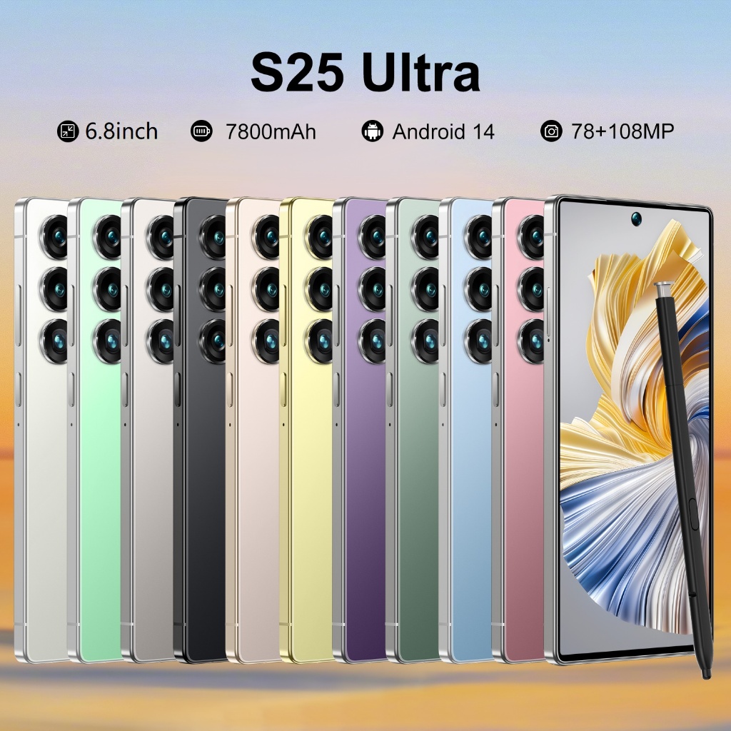 S16-S25 Ultra Smartphone 6.8 Polegadas De Memória