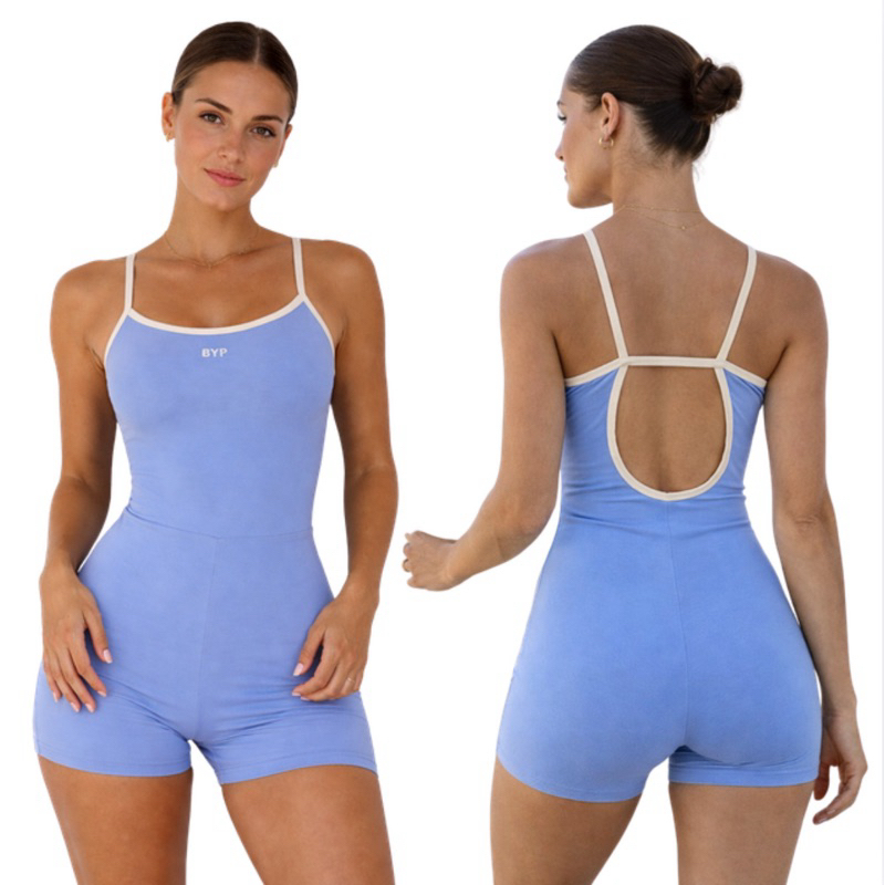 Macaquinho com Alça Bicolor Fitness Feminino Poli