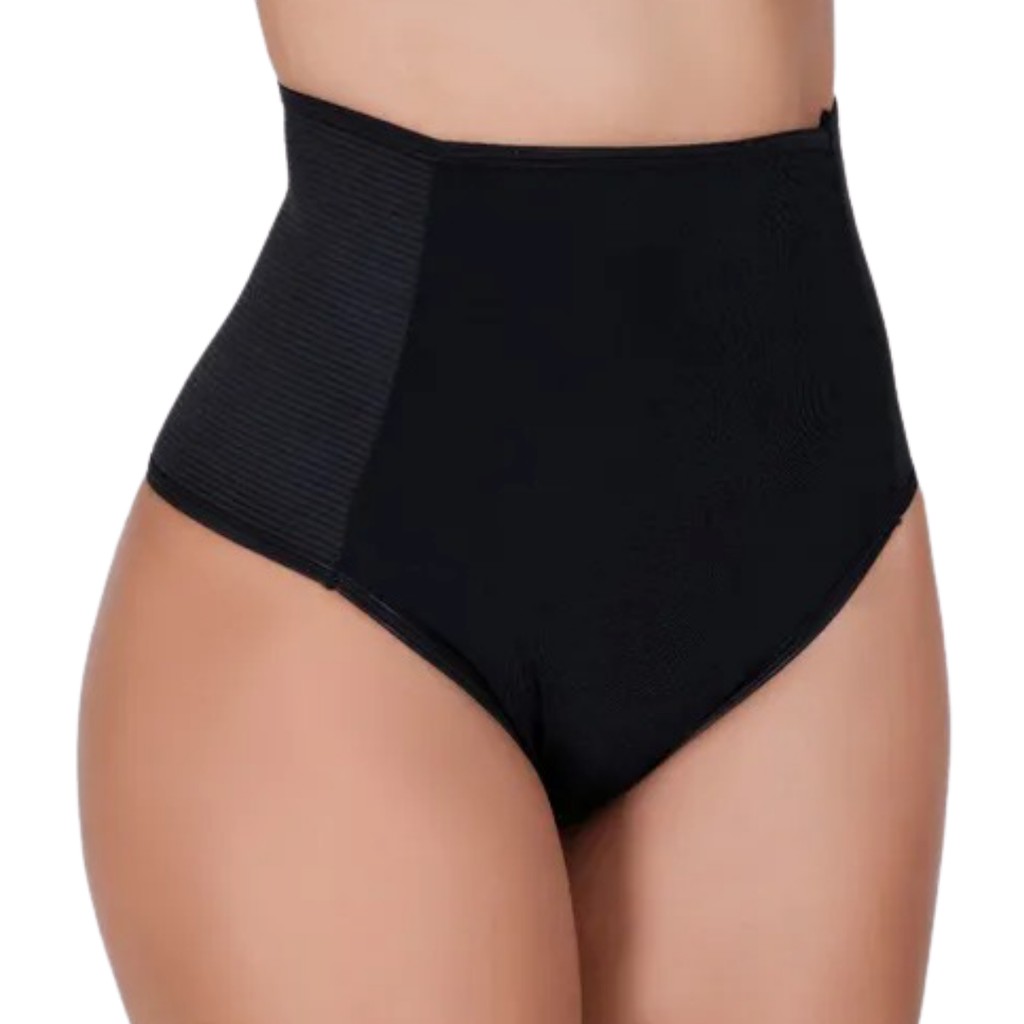 Kit 3 Calcinhas Pos Parto Cintura Alta  De Compres