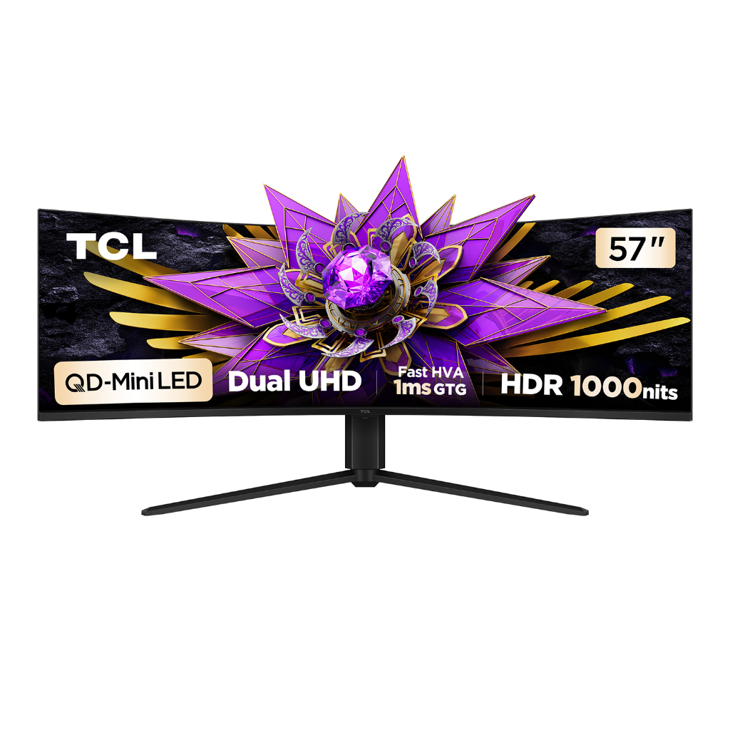 Monitor Gamer Curvo TCL 57 QD Mini LED 4K 120Hz 2 
