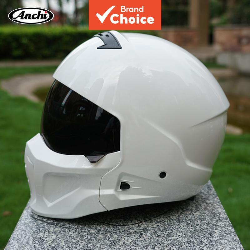 Capacete De Motocicleta Retrô Ultraleve De 2a Ger
