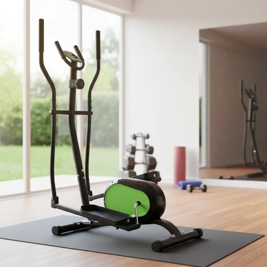 Elíptico Owo Fitness Para Treino Eficiente Preto