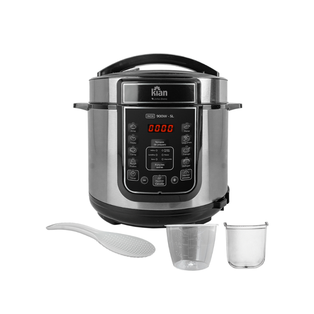 Kian Panela de Pressão 5L Elétrica Inox 127V PPE