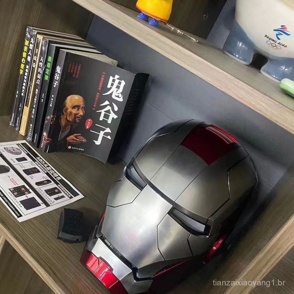 Capacete do Homem de Ferro MK5 Controle de Voz Ves