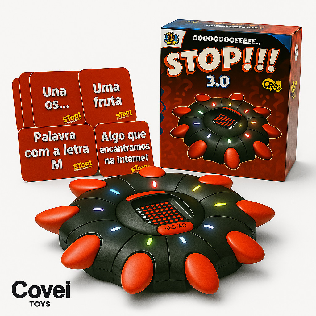 Jogo De Tabuleiro Stop 3.0 Palavras Infantil Educa