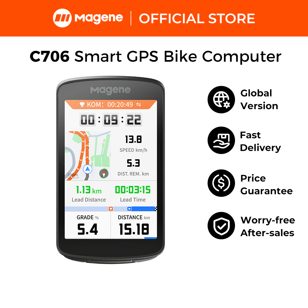 Magene C706 Smart GPS Bike Computer Freeride Climb