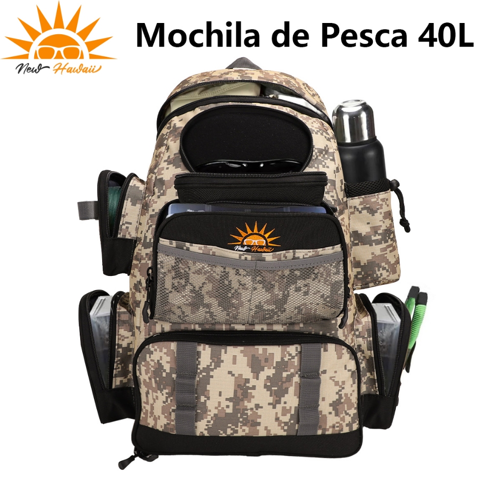 Mochila de Pesca Impermeável 50L Bolsa de Pesca 5