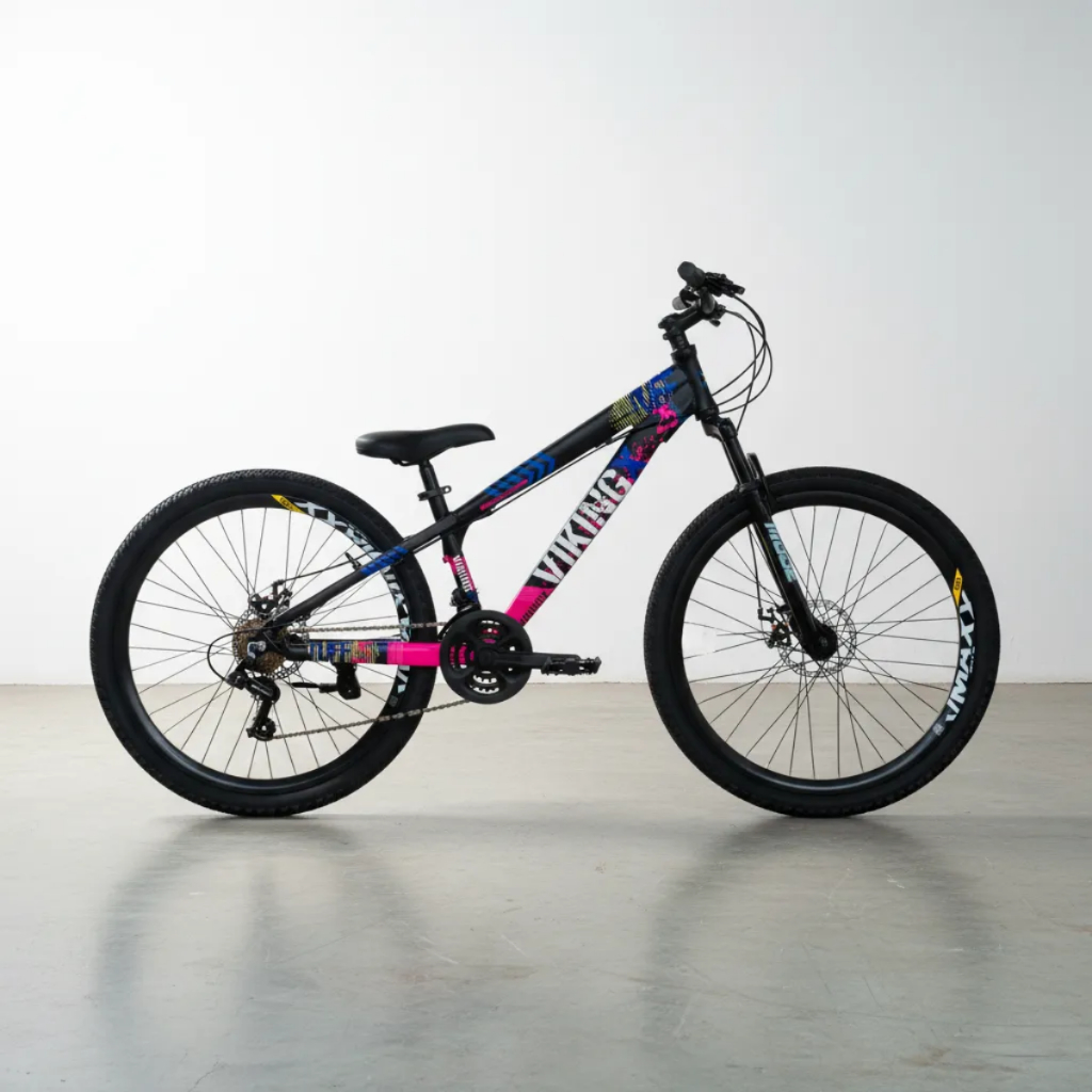 BICICLETA MTB VIKINGX TUFF 25 ARO 26 21V FREIO A D