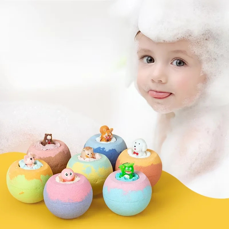 Bombas De Banho 100G Para Crianças Com Brinquedos