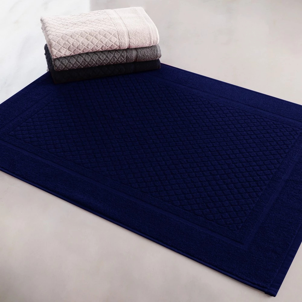 Toalha de Piso Antiderrapante Alta Absorção 100%