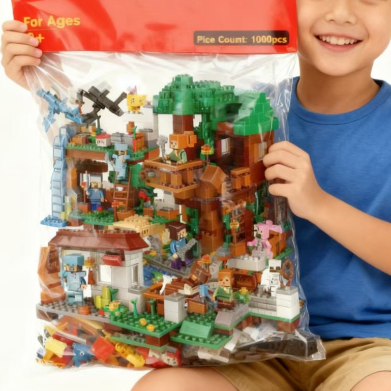 1000 Peças Meu Mundo Série Brinquedos educativos