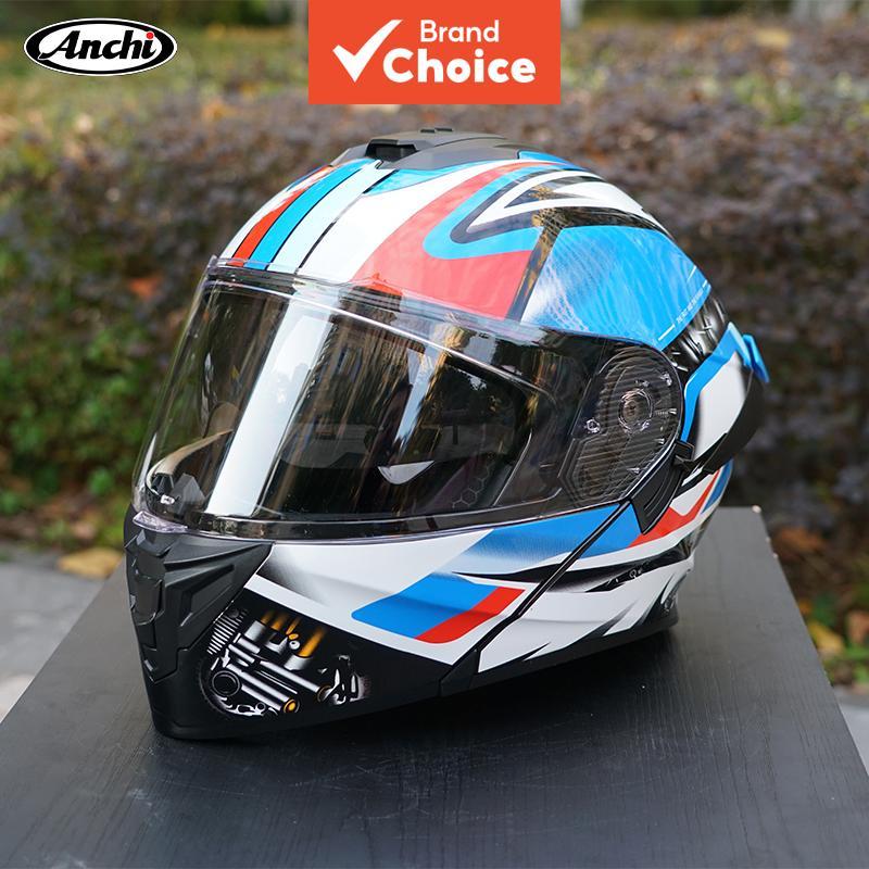 Inverno Quente Rosto Cheio Flip Up Capacete Lente 