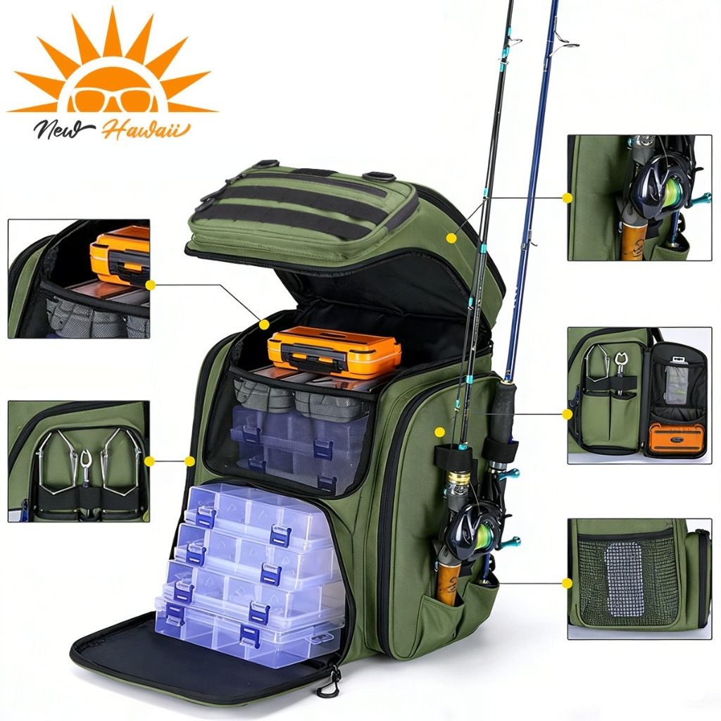Mochila Camping Pesca Impermeável,50L,Mochila de 