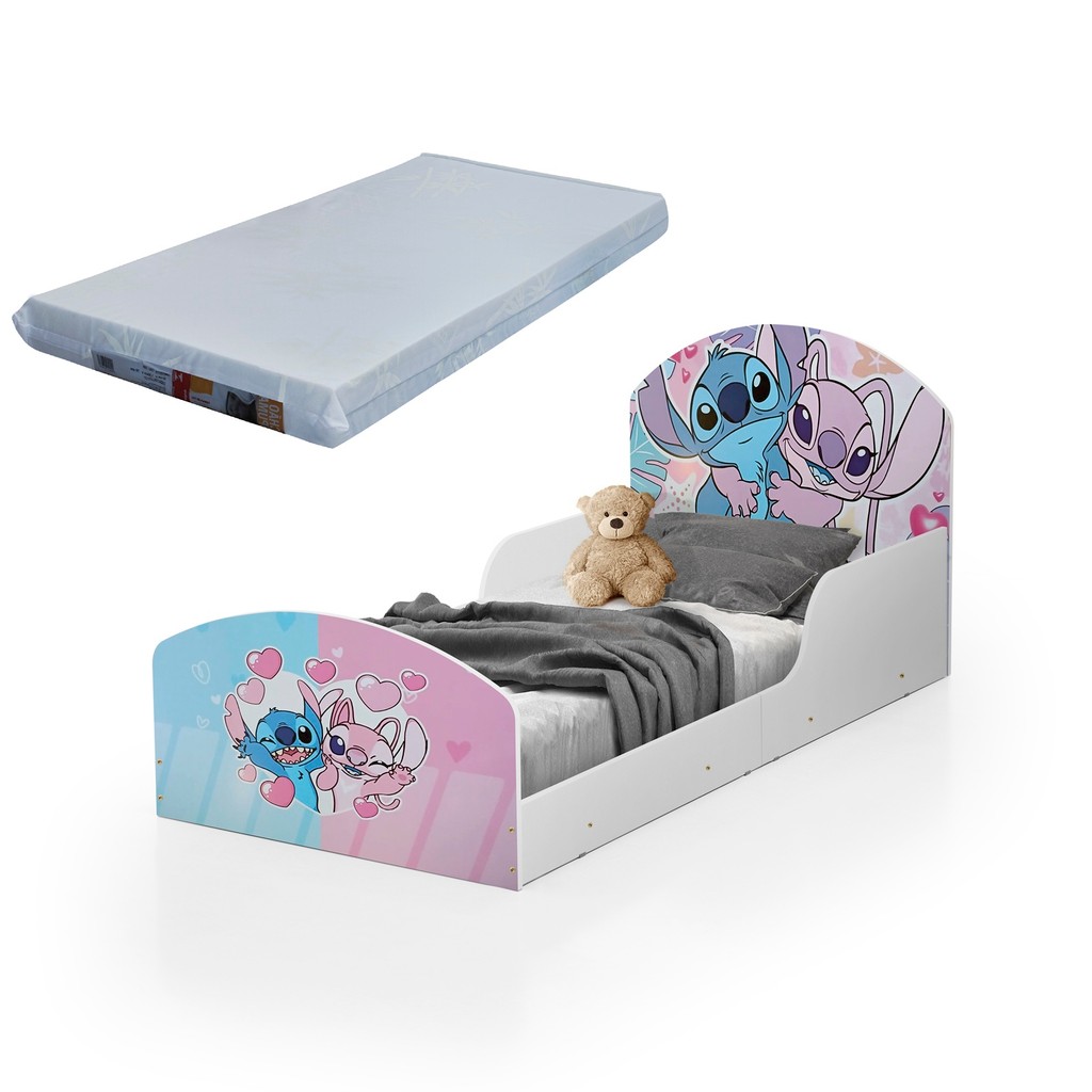 Mini Cama Adesivada Infantil 100%Mdf Personagens S
