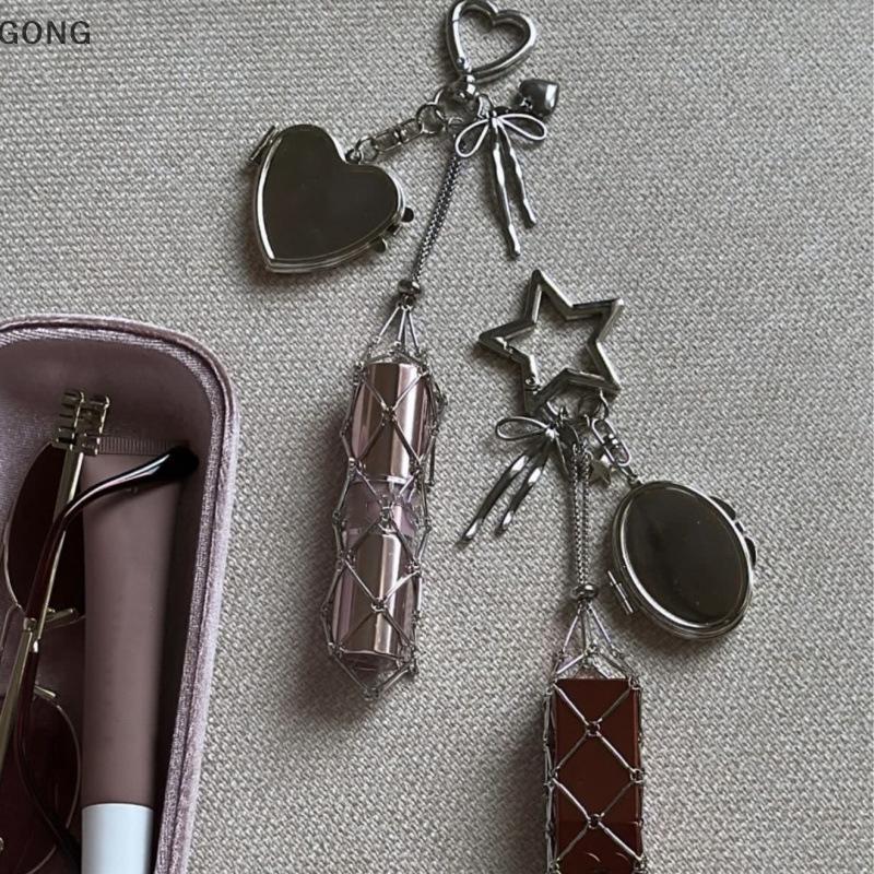 [BI] Batom De Bolso Com Rede De Metal Em Aço Inox