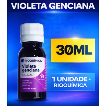 Violeta Genciana Solução 1% 30ml – Antiss�
