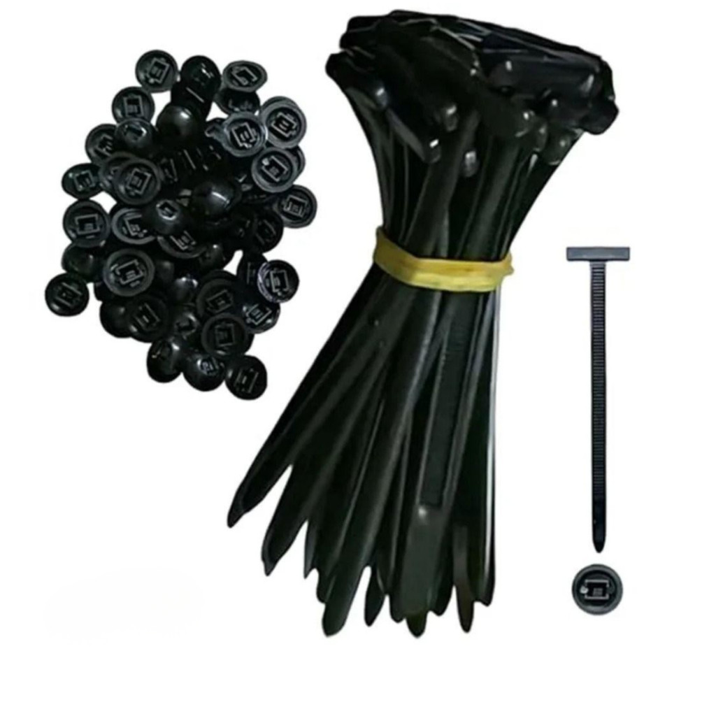 Kit 20/50/100 Unidades De Abraçadeiras Com Travam