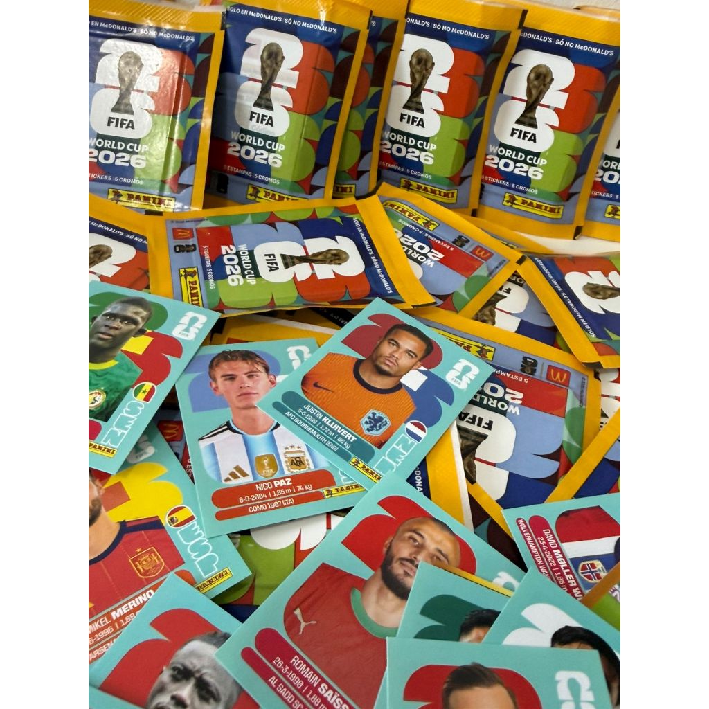 Pacote Figurinha Copa do Mundo FIFA 2026 Panini Of