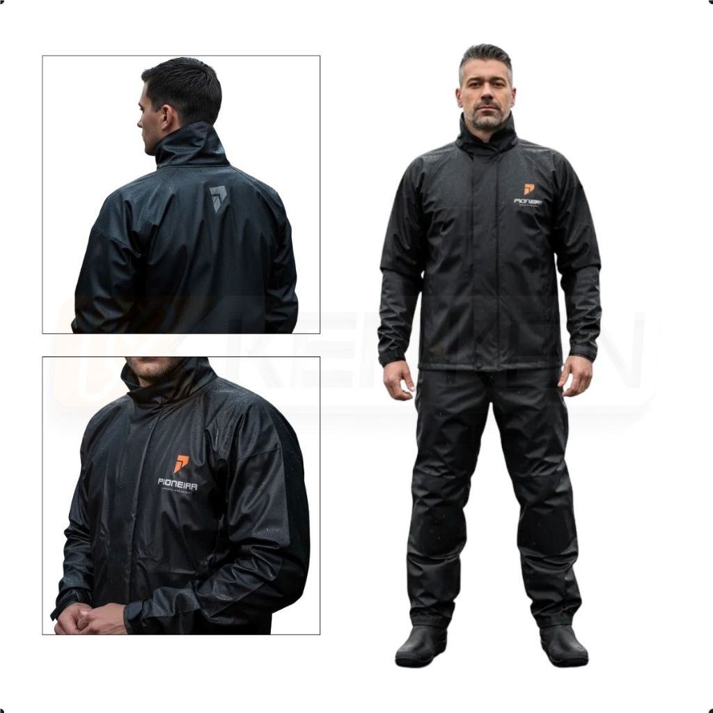 Conjunto Capa de Chuva Motoqueiro Pioneira Imperme