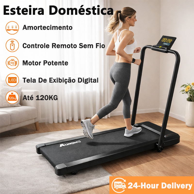 Esteira Doméstica Dobrável Tela de Exibição Di