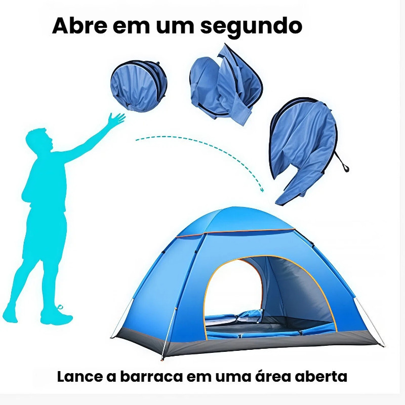 Tenda De Acampamento Automática À Prova Dágua P