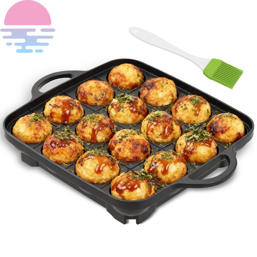 Panela Takoyaki Antiaderente Com 16 Buracos , Fabr
