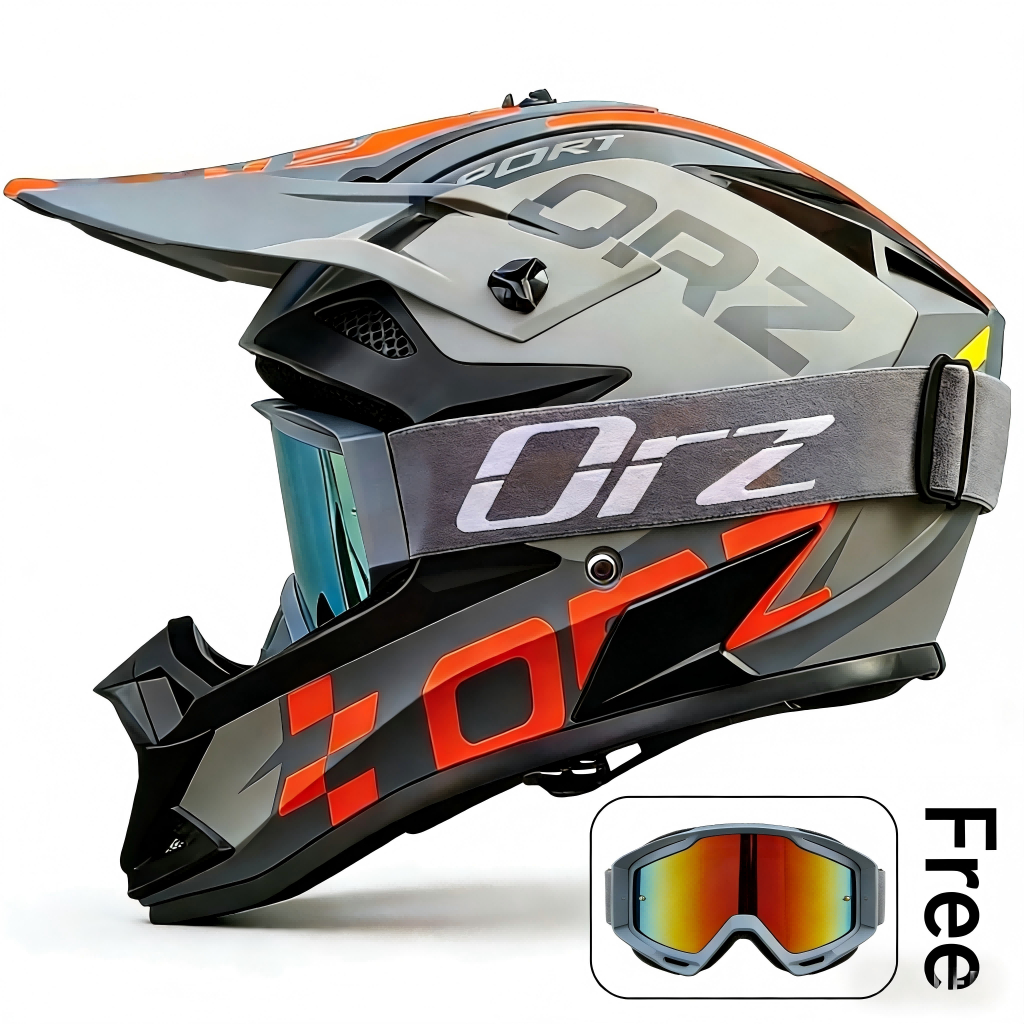 Capacete De Corrida Off Road Para Motocicleta De A