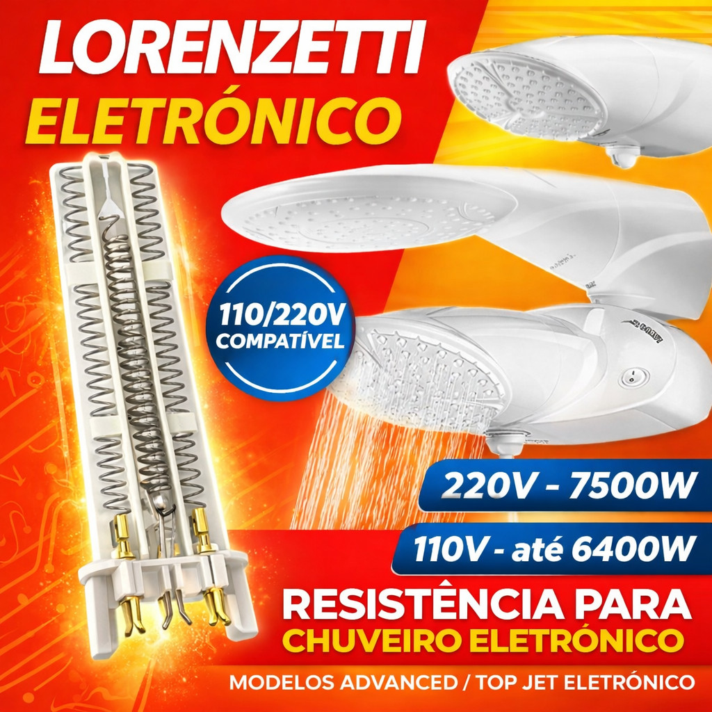 Resistência Advanced TopJet Chuveiro Lorenzetti  