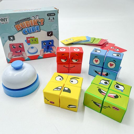 Jogo Cubo Das Emoções Cara Careta Cartas Quebra 