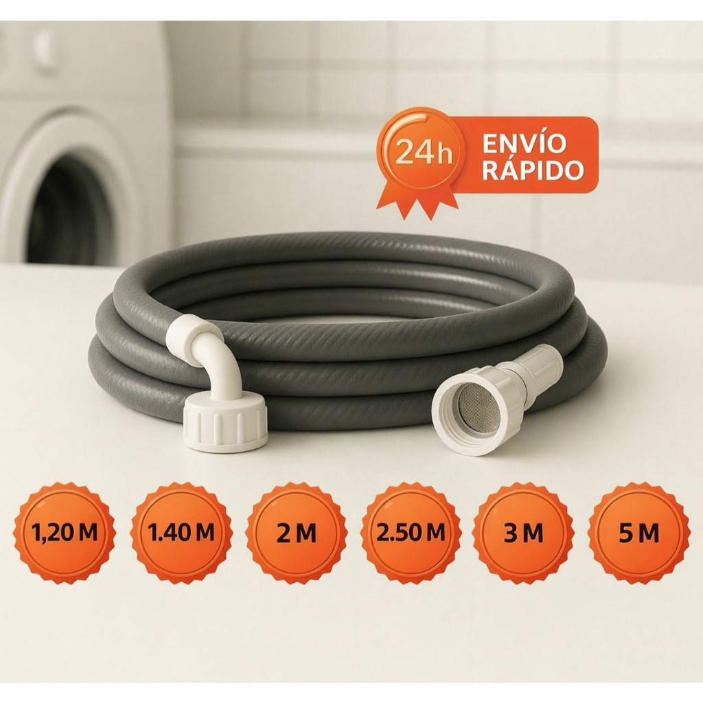 Mangueira Entrada Máquina de Lavar Água 1,20m 1,