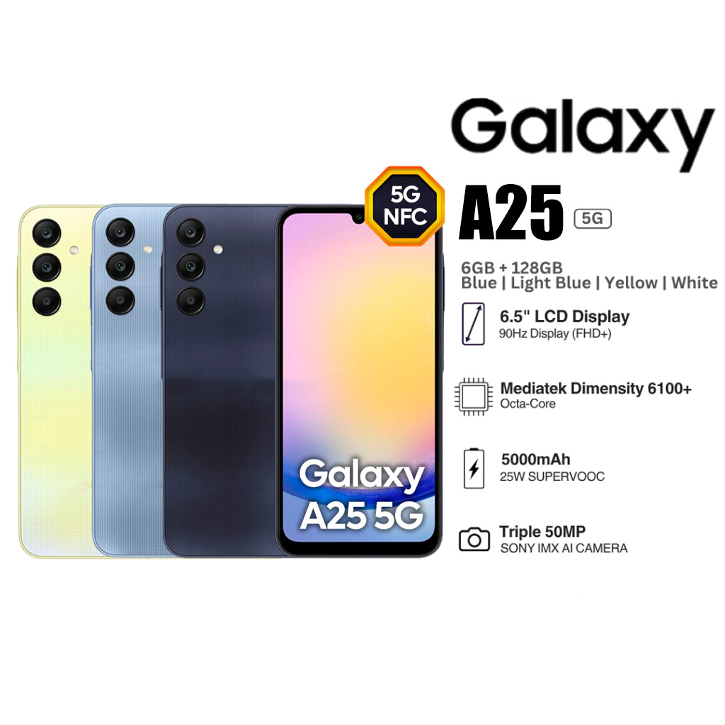 Novo Galaxy A25 5G (8 Gb + 256 | Tela De 6.5  90 H