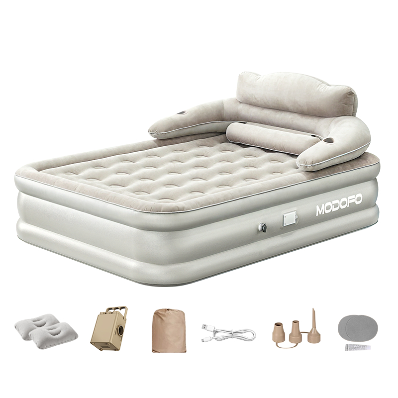 Cama De Ar Inflável MODOFO Premium Cinza Com Enco