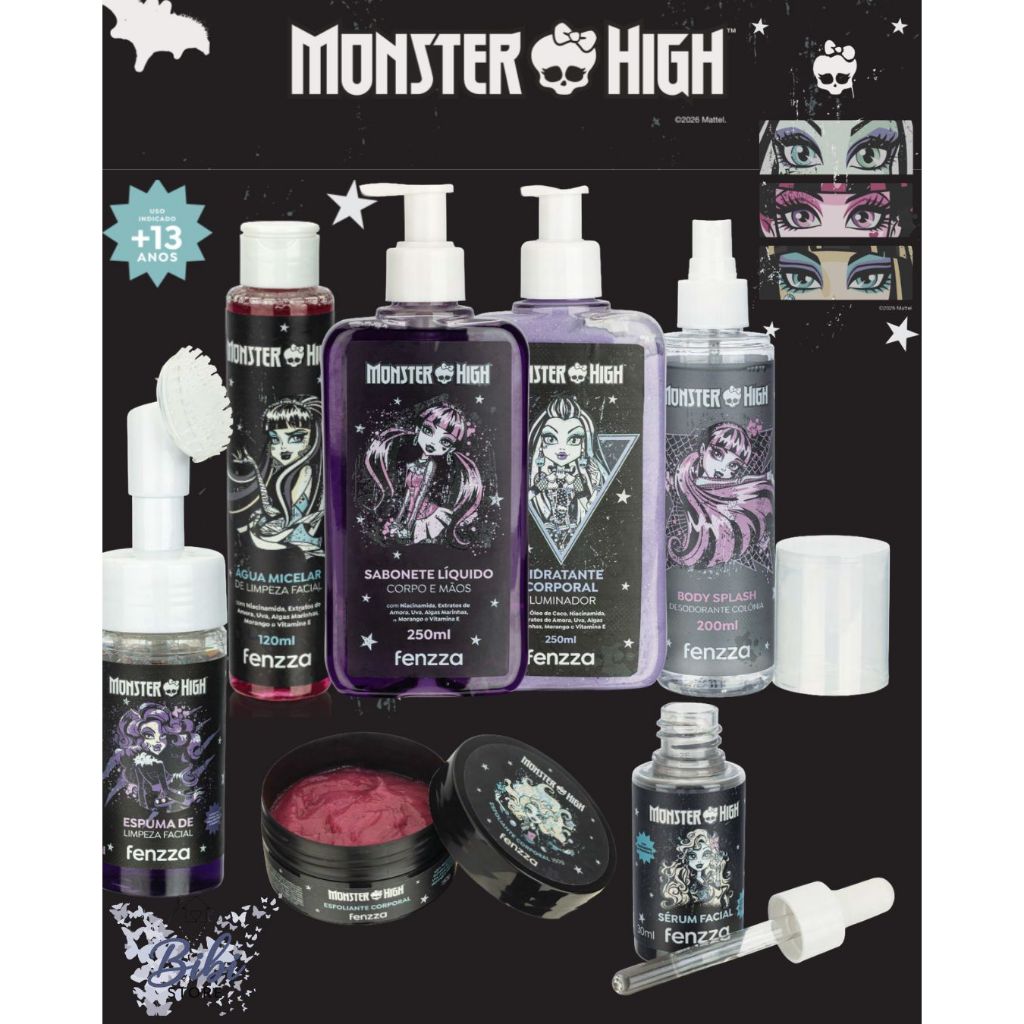 Linha De Cuidados Skin Care Monster High – F
